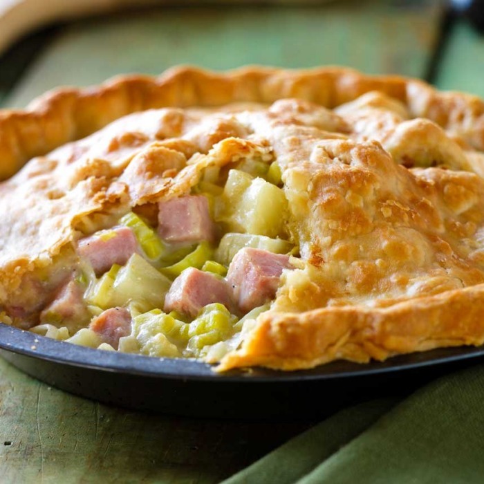 Chicken Ham and Leek Pie — The Green Table
