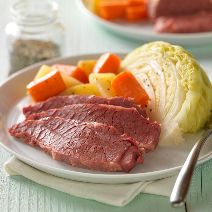 Corned Beef and Cabbage — Le Petit Bistro