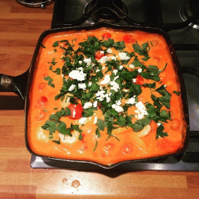 Garides Saganaki — The Green Table