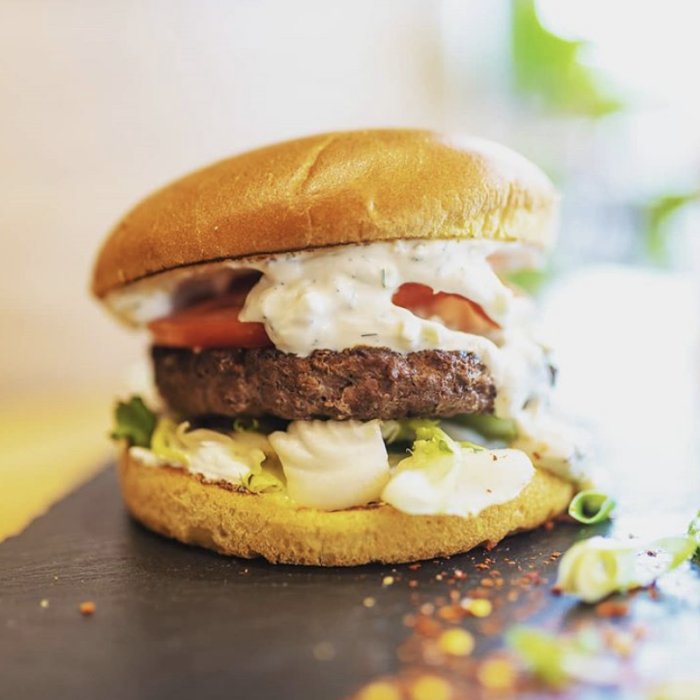 Lamb Tzatziki Burgers — The Burger Lab
