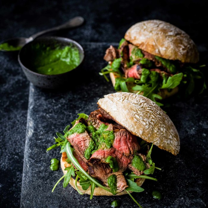 Portuguese Prego with Green Piri-Piri — Roaring Porterhouse