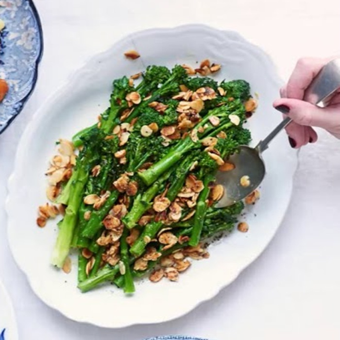 Purple Sprouting Broccoli Tempura with Nuoc — Ember Rooftop