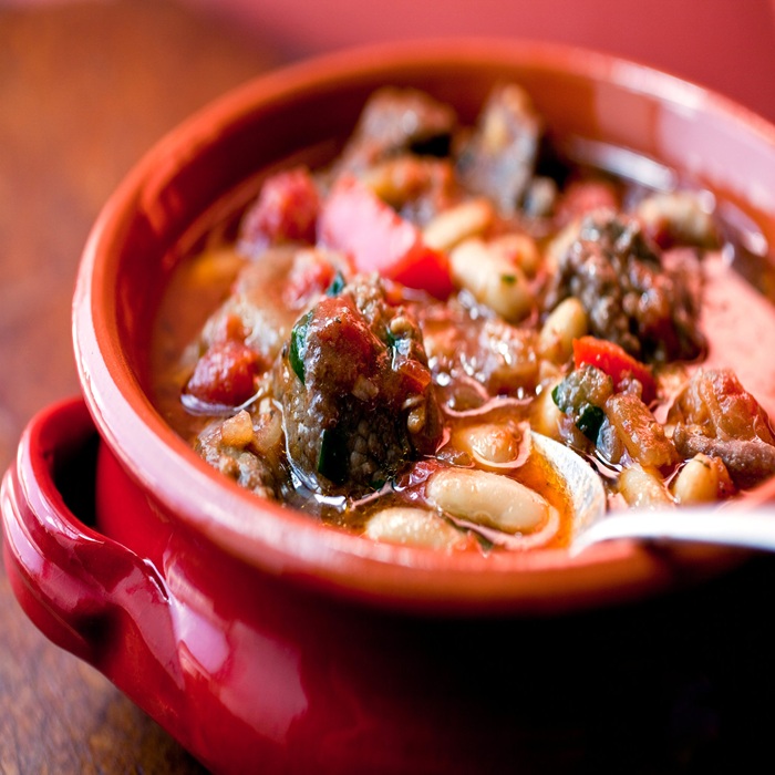 Spanish-Style Slow-Cooked Lamb Shoulder & Beans — The Green Table