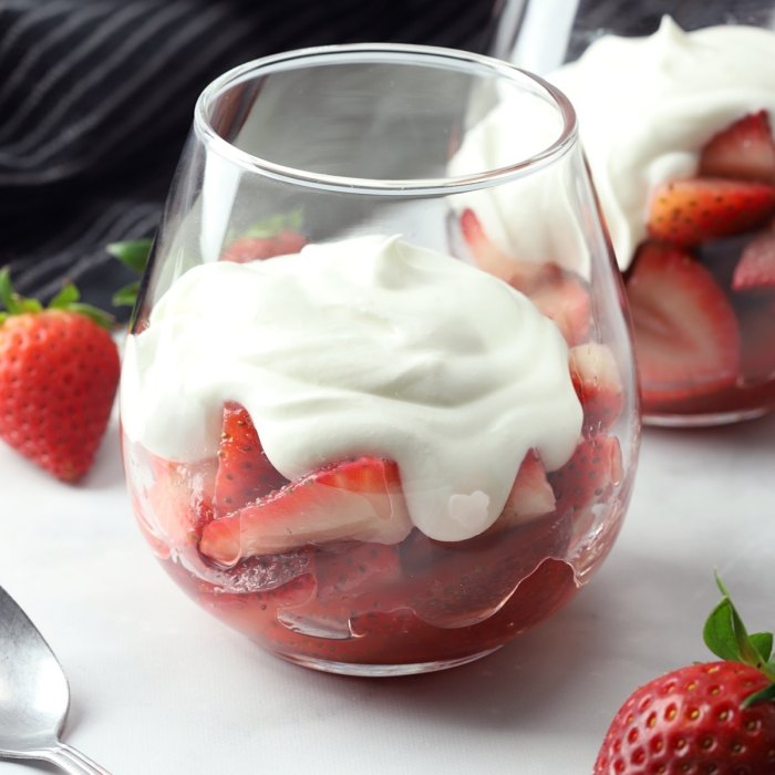 Strawberries Romanoff — Sugar & Flour